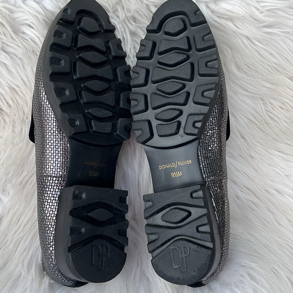 Donald J Pliner ELEN Metallic Platform Loafers Sz: 9.5M - Picture 16 of 16